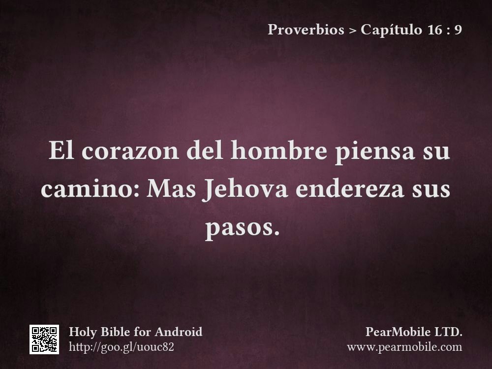 Proverbios, Capítulo 16:9